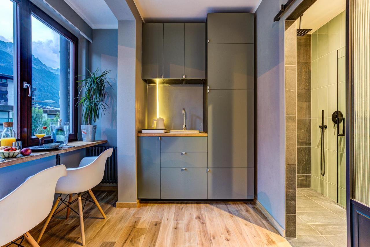 Chamonix City Center Luxury Studio Apartment Exterior foto