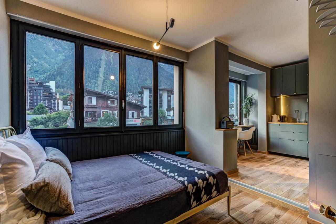 Chamonix City Center Luxury Studio Apartment Exterior foto